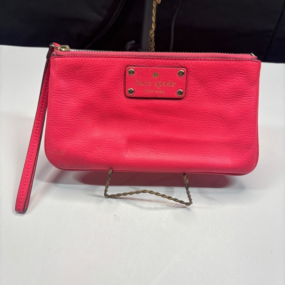 Kate Spade New York Pink Wallet Wristlet Pink Spring Summer Minimalist